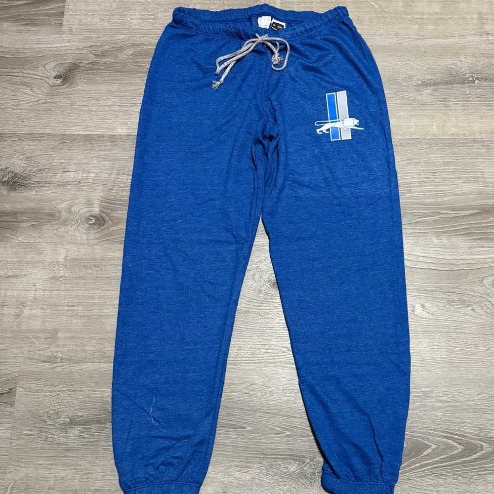 New Detroit Lions blue jogger pants